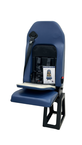 EVS 1860 Vac-form, Seamless Child/Attendant Flip Seat