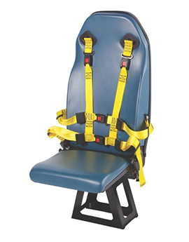 EVS 1760 Vac-form, Seamless Attendant Flip Seat