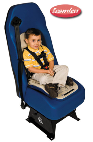 EVS 1880 Vac-formed, Seamless Child/Attendant Seat